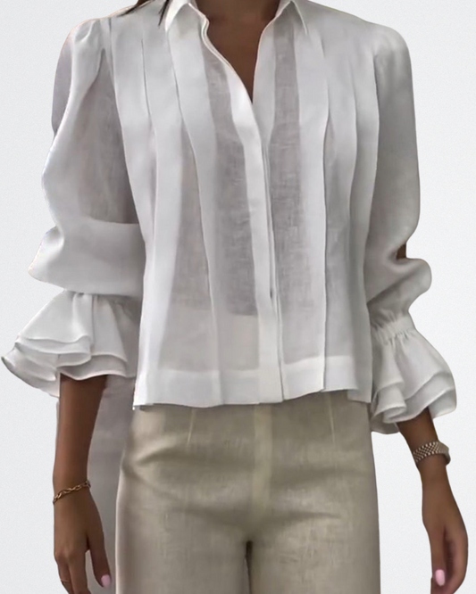 Serafina - Elegant Sheer Blouse