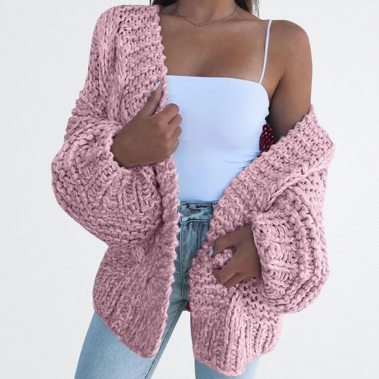 Alina - Oversized Knitwear Cardigan